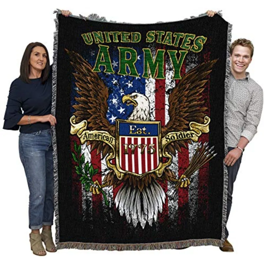 

Плед StronBlanket Eagle n Fla - подарочный, тканый, из хлопка - Сделано в Китае A 724