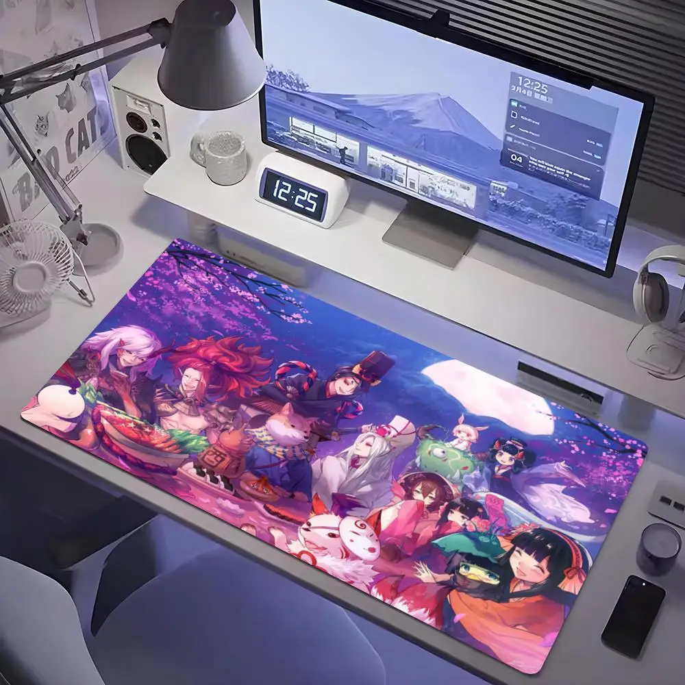 

onmyouji Mouse Pad Tablet mouse Pad Laptop xl desktop mouse pad, cute HD Rainbow Gaming keyboard pad, csgo Player, 90x40