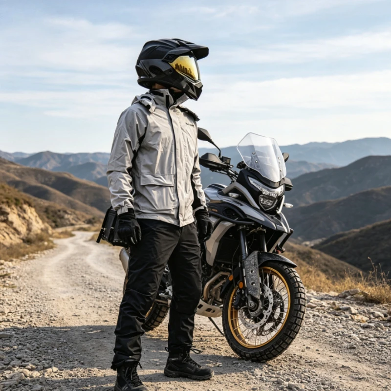 Motorcycle Rain Suit 2 Piece - بدلة واقية من المطر للدراجات النارية،