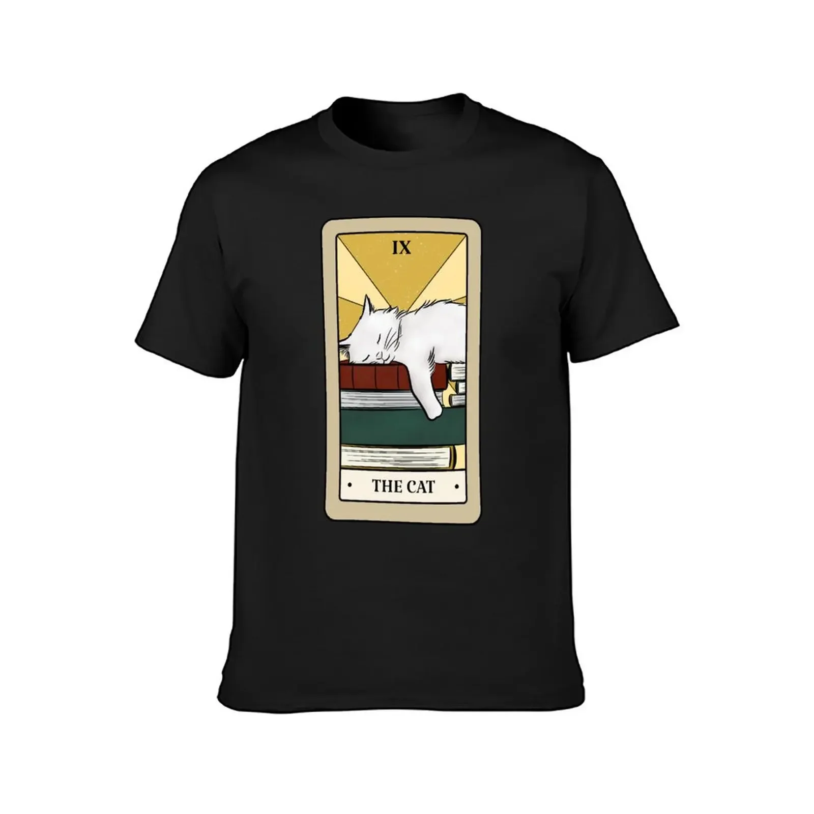 Bookish Tarot - The Cat T-Shirt graphic tee shirt vintage t shirts men