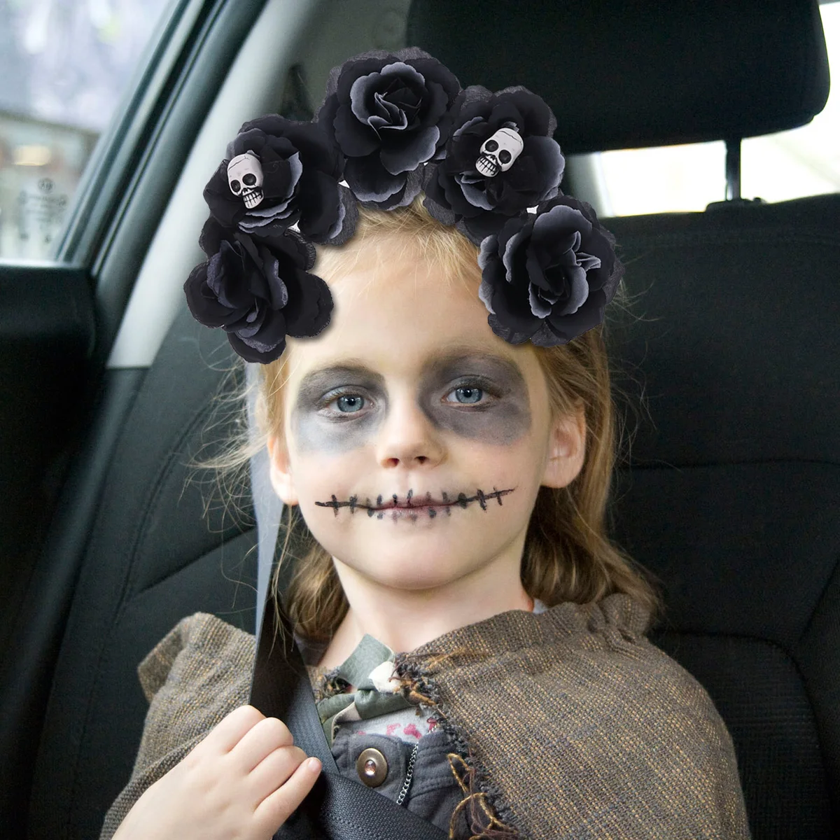 

Skull Headband Halloween Cosplay Party Headbands Hair Accessory Dress up Hairband for Women Decoration Hairbands