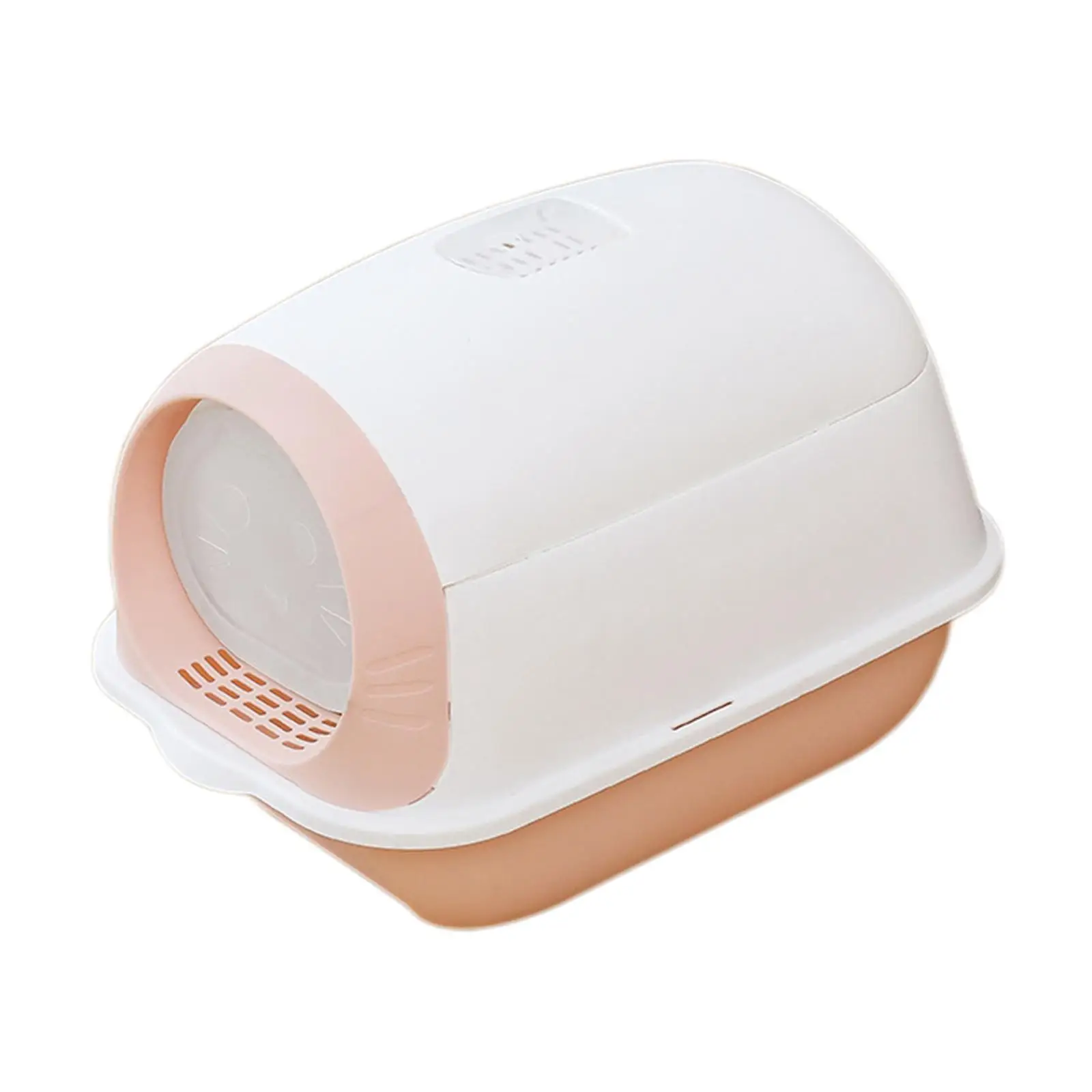 Hooded Cat , Enclosed Potty Toilet Deep Loo Spoon ,Pan Bedpan Pet
