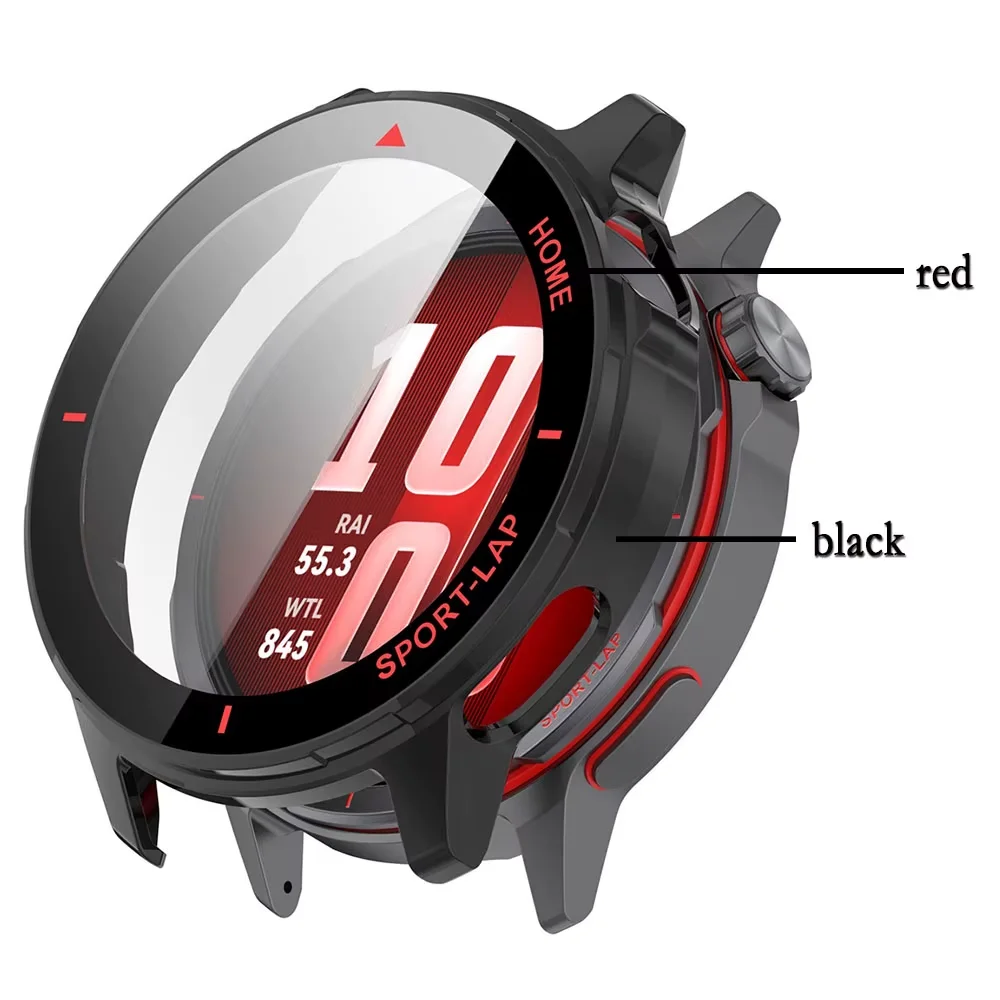 PC Case for Huawei Watch GT Runner 2 HD Glass Anti-fall protective shell Accessories for Huawei Watch GT Runner 2 Bumper Cover