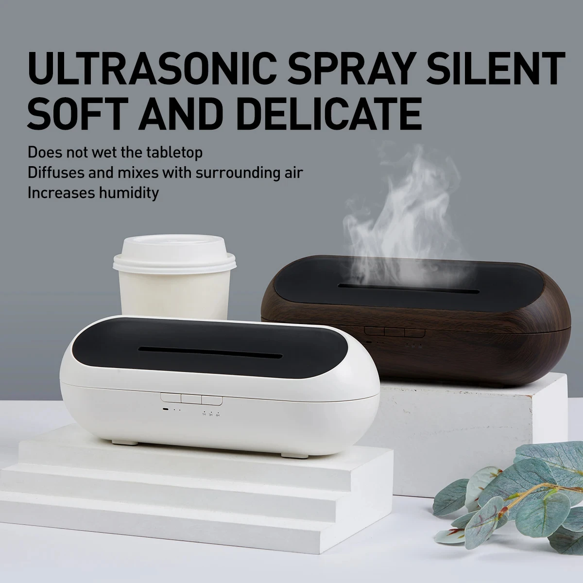 NEW Humidifiers For  Essential Oils Diffusers For Bedroom Purifier Tabletop USB  Aromatherapy Machine Remote Control