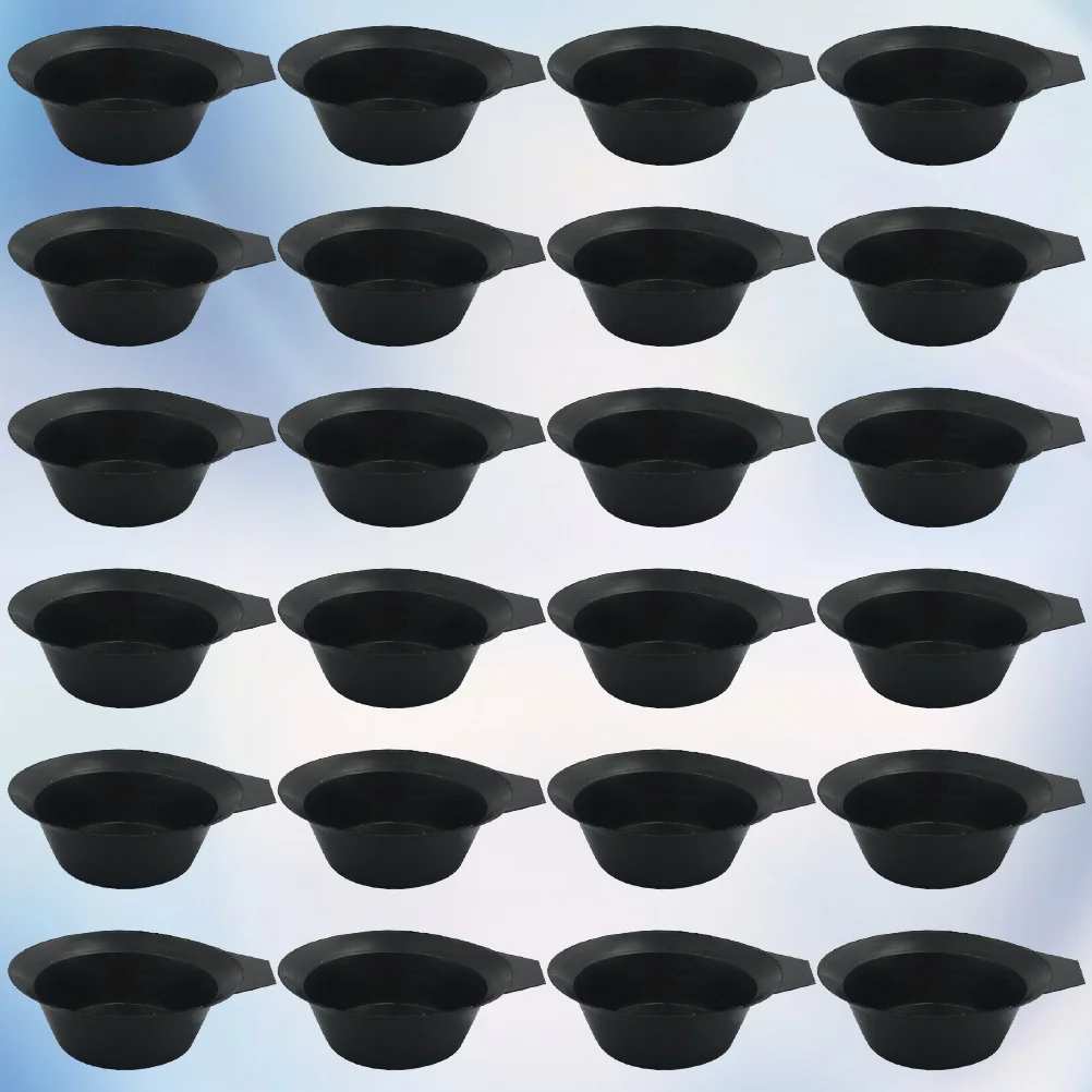 

100 шт. цветная чаша для краски для волос, компактная многоразовая чаша для нанесения гладкой краски для волос, идеальное и личное использование