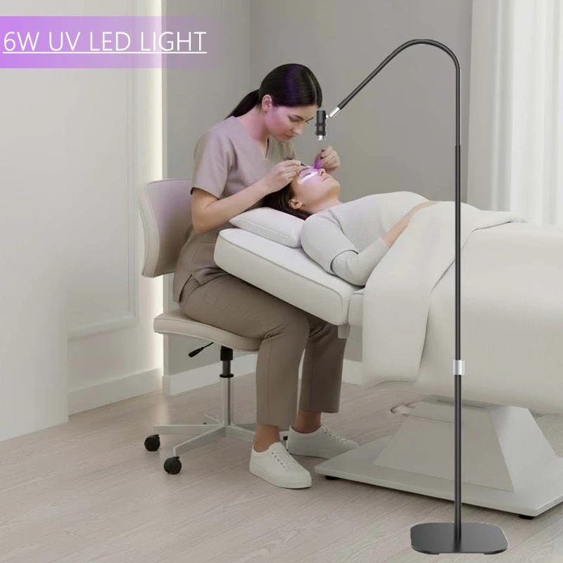 UV Eyelash Curing Lamp UV Lash Colloidal Light Touch Control Focus Foot Switch 5V for Nail Dryer Eyelash Extension