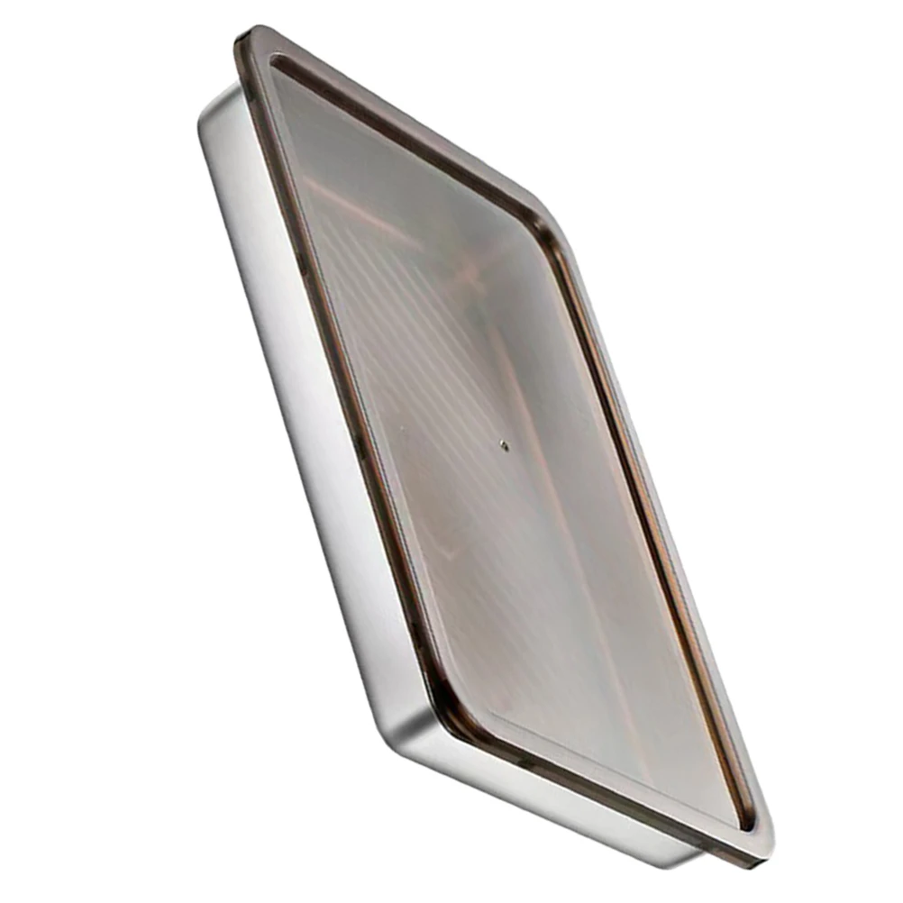 

Freezer Storage Box Stainless Steel Dumpling Container with Sealed Lid for Refrigerator Food Organization Easy Stackable Space