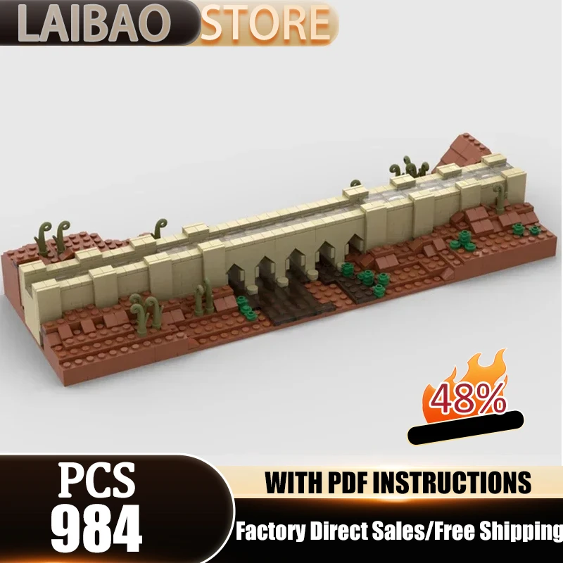 

medieval Model Moc Building Bricks Babylonian Hanging Garden Ferry Technology Modular Blocks Gift Christmas Toy DIY Set Assembly