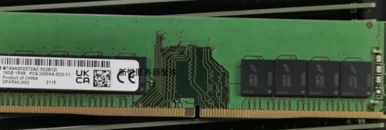 For  16G 1RX8 PC4-3200 pure ECC DDR4 server  MTA9ASF2G72AZ-3G2B1 16GB