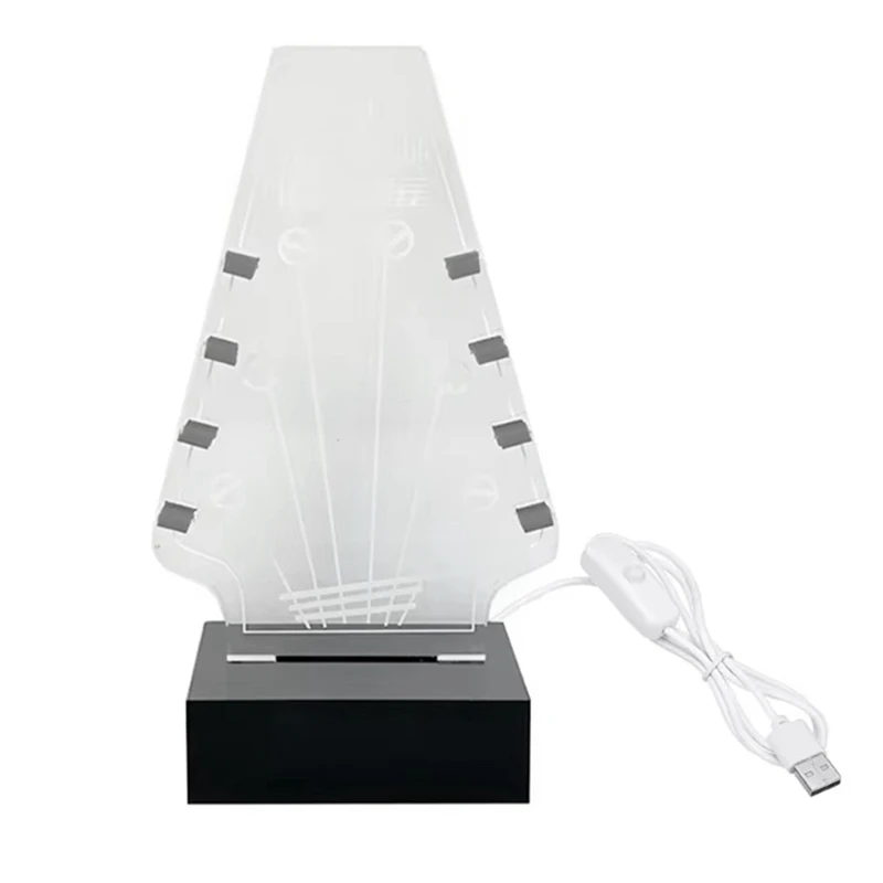 

Hot Sale Guitar Pick Rack Holder Base For Picks Storage & Display Light Up Guitar Pick Holder Acrylic Electric Guitar Pick Stand
