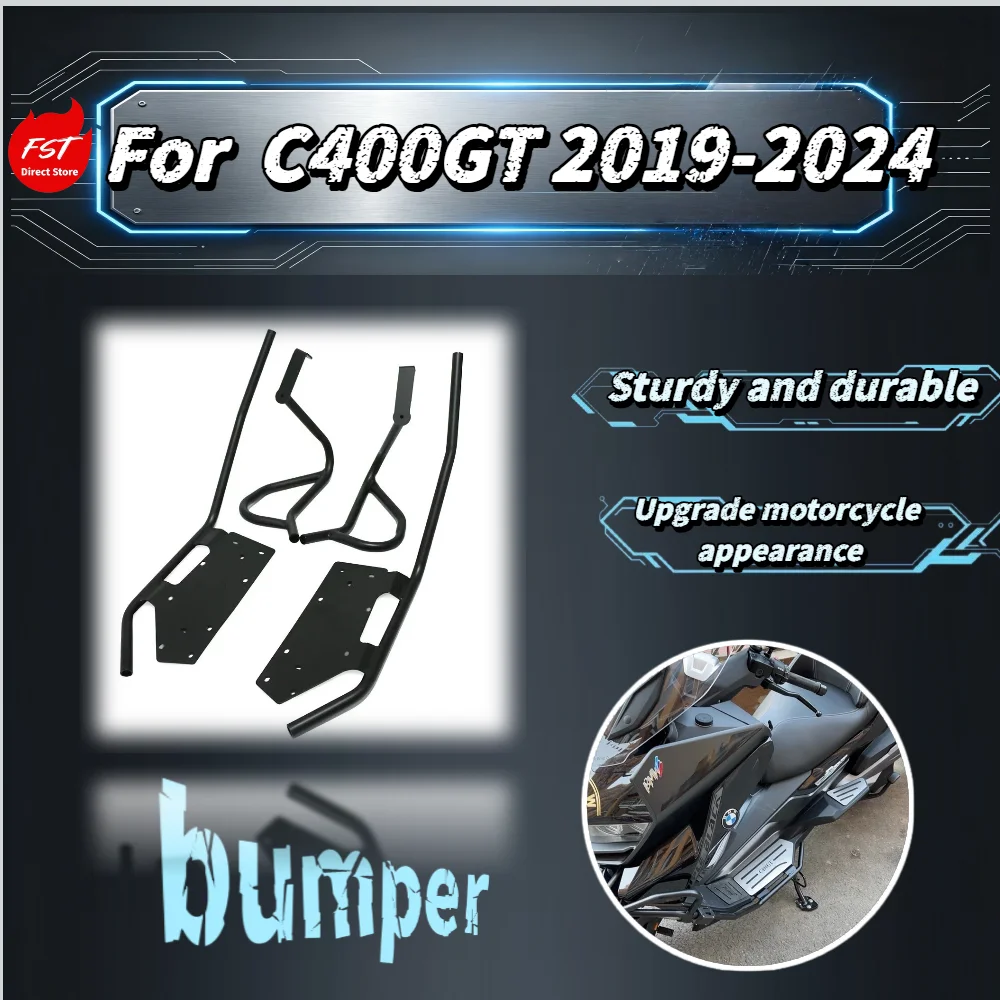 

Motorcycle Engine Guard Crash Bar Front Bumper Protector Accessories for C400GT 2019-2024 Durable Protection for Your Ride