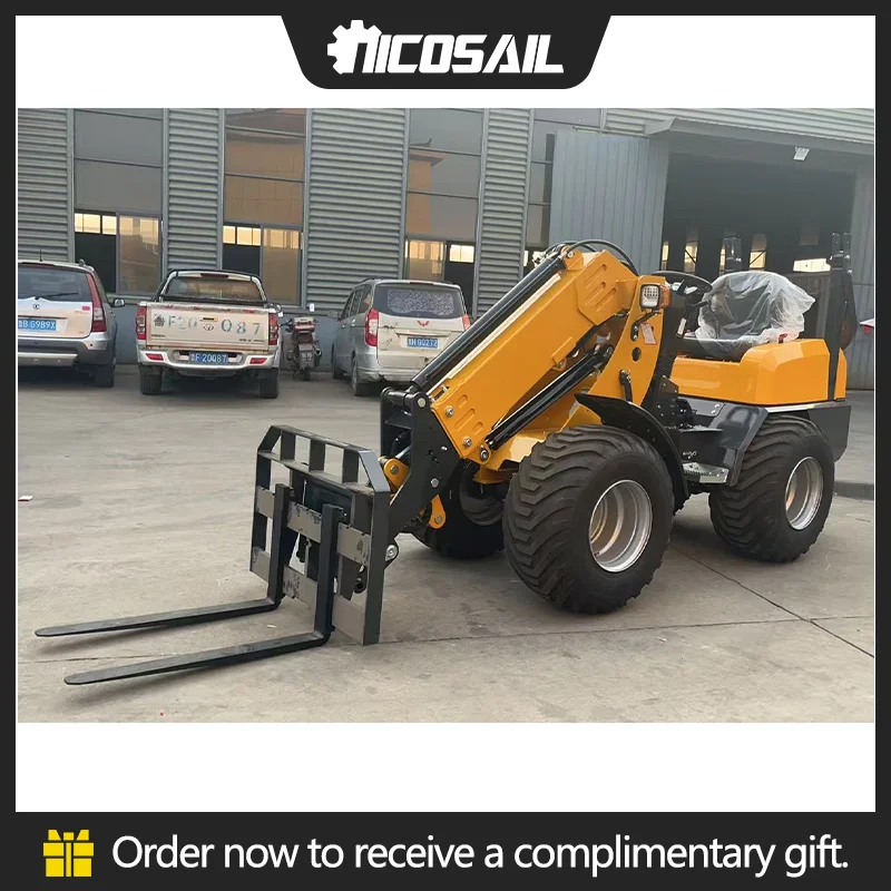 

Mini Telescopic Loader KZL918 for Confined Spaces Minimum Turning Radius CE