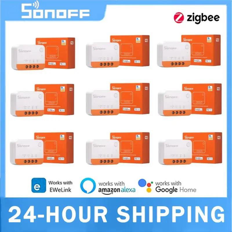 SONOFF ZBMINI-L2 No Neutral Wire Zigbee MINI 2 Way Switch Smart Home Wireless EWeLink Voice Control Via Alice Alexa Google Home