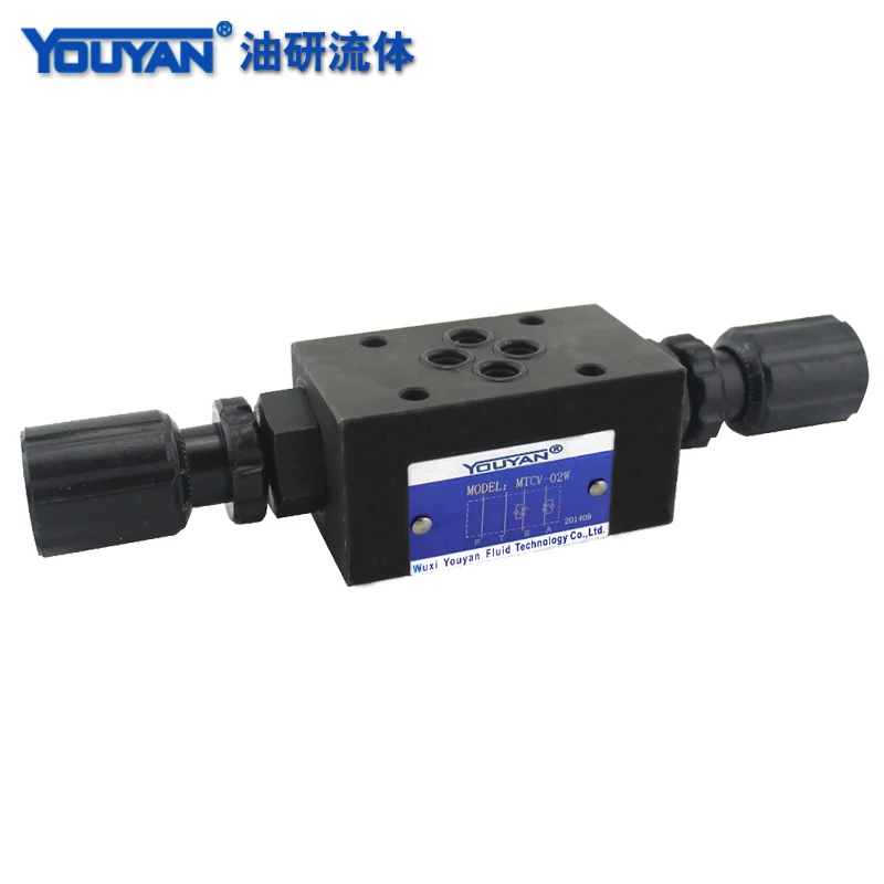 MTCV-02W superimposed DLA two-way STC throttle valve MTC-03 hydraulic 06A flow adjustment TVCW speed valve 04B