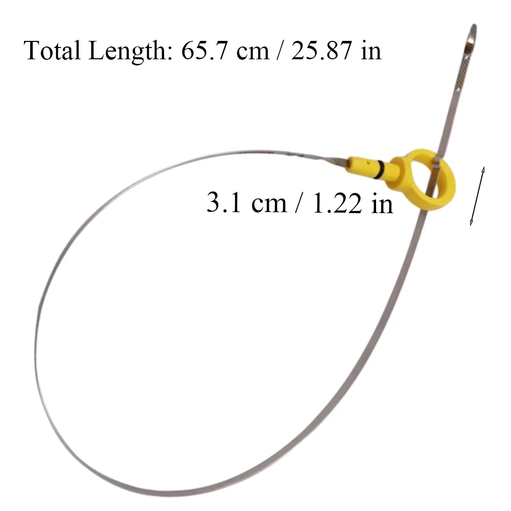 Car Engine Oil Dipstick for Jeep Grand Cherokee Dodge Durango 5.7L HEMI 2011-2015 304 Stainless Steel 53034186AB 53034186AD Rod