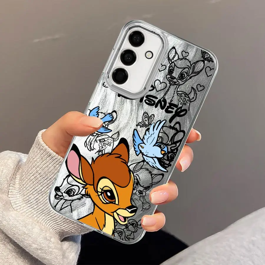 Custodia posteriore Phoen per Samsung Galaxy A24 A35 A36 A13 A14 A55 A33 A34 A26 A23 A21s A51 A52 A15 A16 Disney Bambi Deer