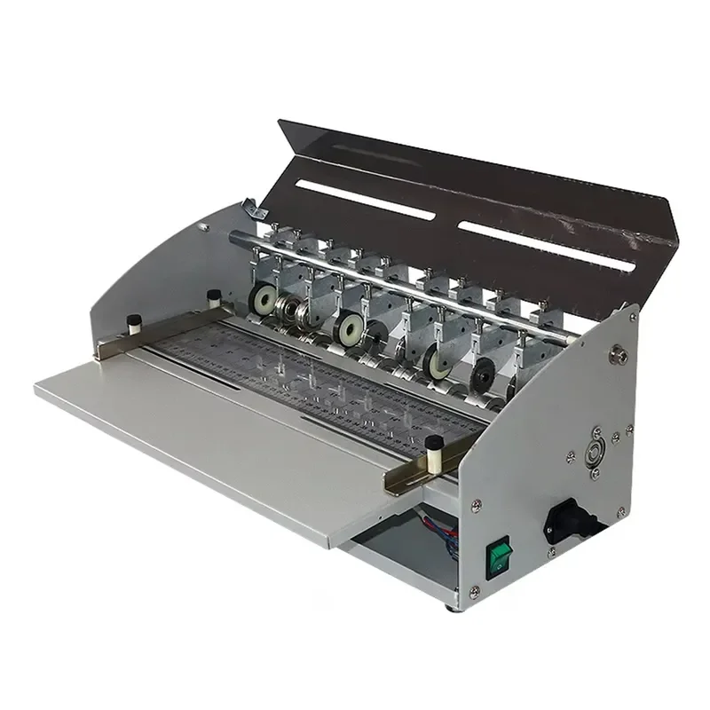 A3 A4 Automatic Electric Crease Machine Business Card Folding Dotted Line Indentation Spine Cover Crease Flip Book Line