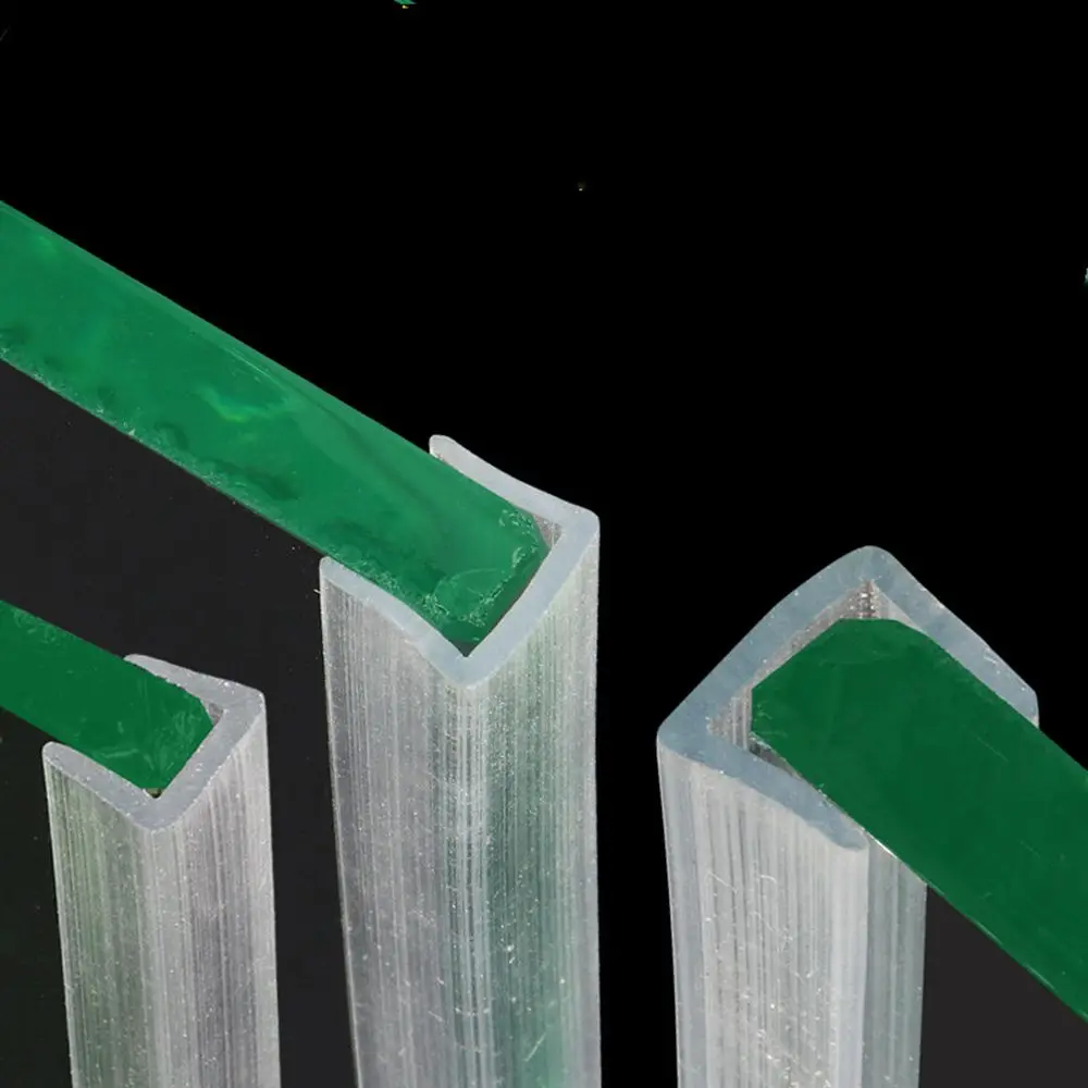 2M U-channel Rubber Edging Sealing Strip Edge Guard Strip Glass Protector Trim Windows Hardware