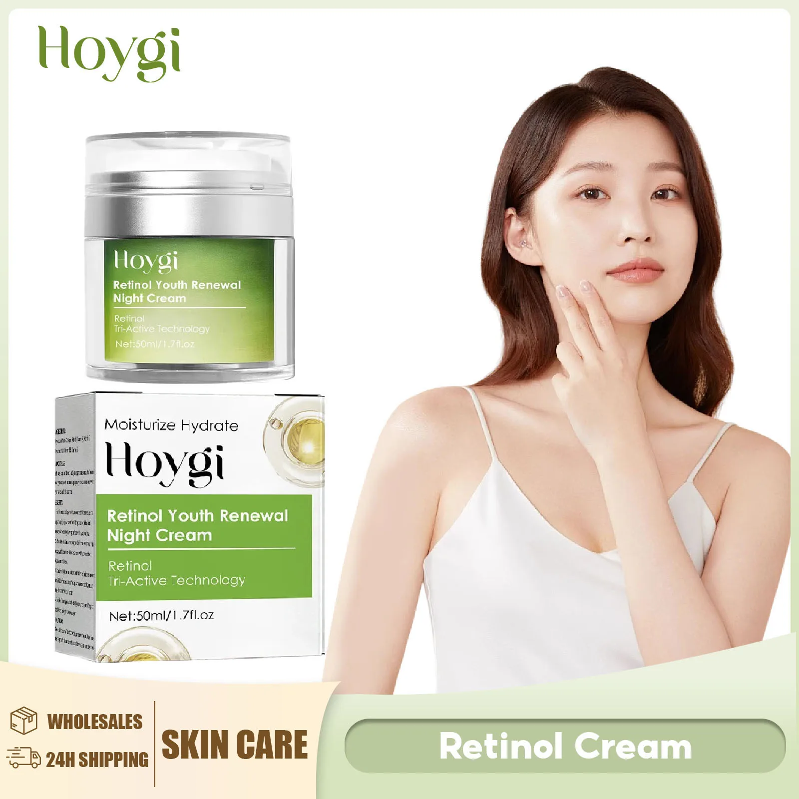 

Retinol Cream Dark Spot Removal Firming Lifting Smoothing Pores Fade Fine Line Moisturizing Improve Skin Dryness Hydrating Cream