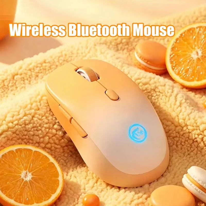 Wireless Bluetooth Mouse Dual Mode 2.4G Mouse Light Sound Charging Office Game Universal Mouse Multi System Compatibility