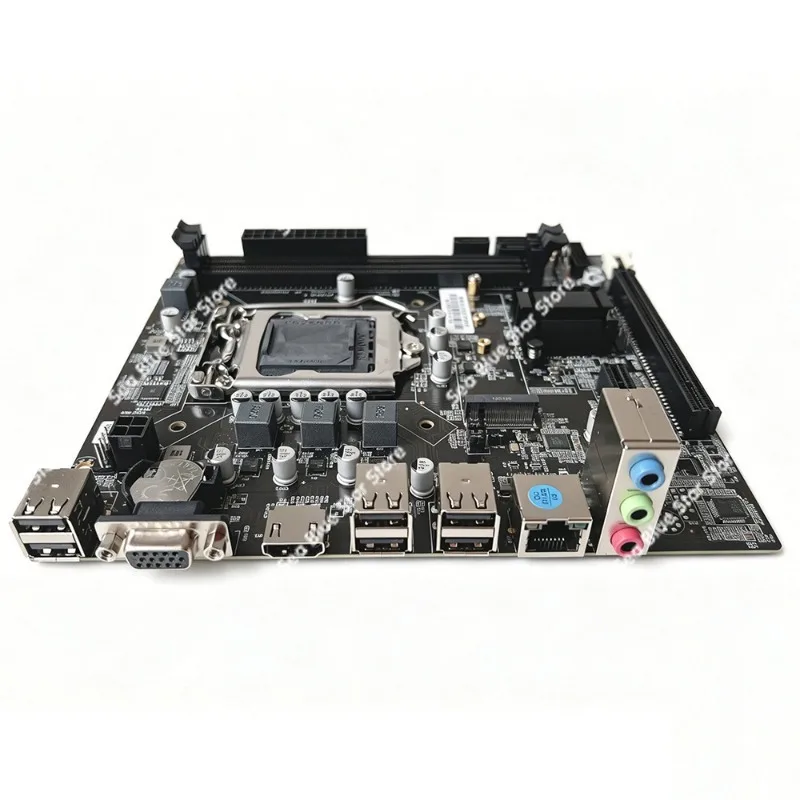 New H61 Main Board LGA1155 Pin DDR3 Memory Desktop Computer Supports Second and Third Generation I3 I5 I7 High Definition HDMI