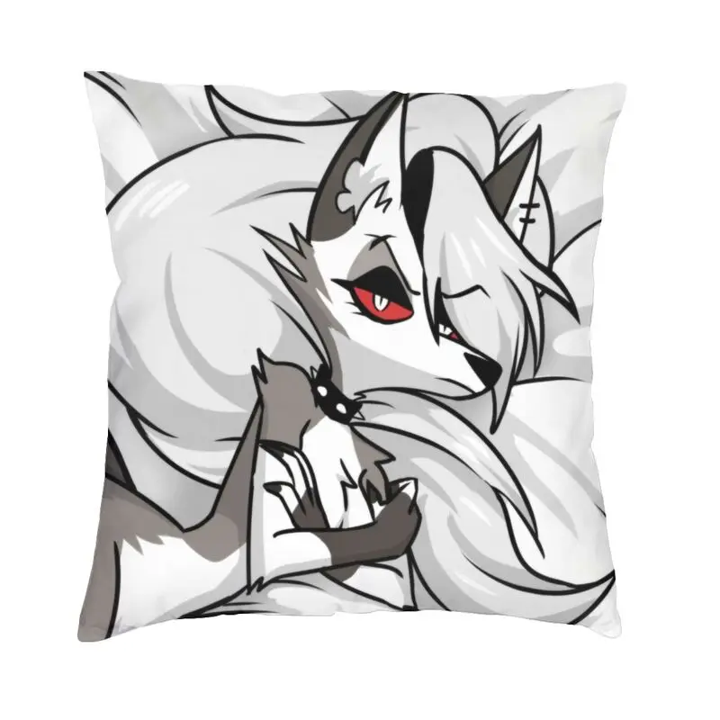 Helluva Loona Buddy Throw Pillow Cover Home Decorative Polyester Print Dark Comedy Anime Cushion Covers Sofa Chair Pillowcase