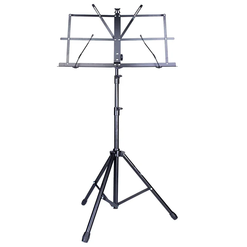 Durable Metal Adjustable Portable Folding Music Stand for musical instruments