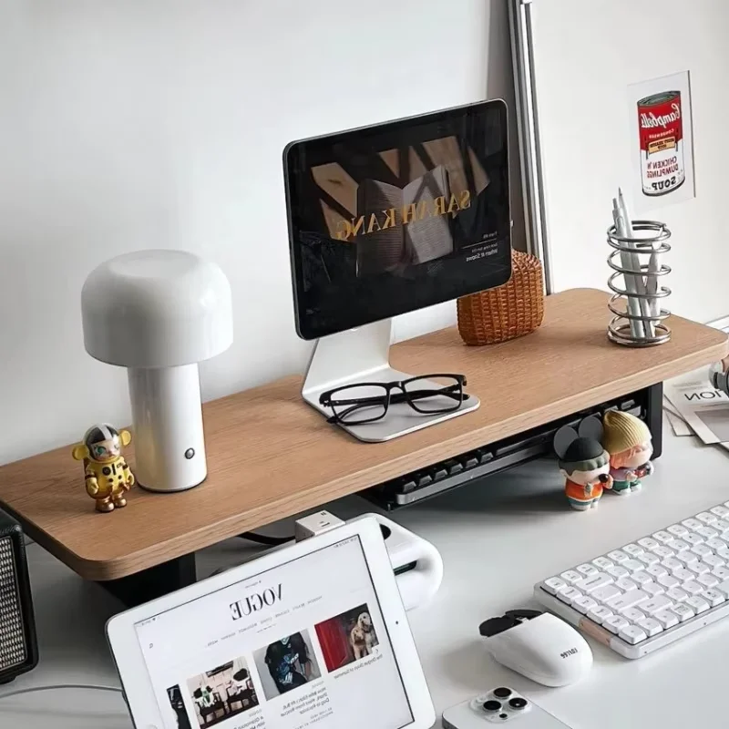 Modular M30s Monitor Riser Wooden Office Monitors Increase Height Stand Desktop Monitor Storage Holder Home Computer Screen Rack