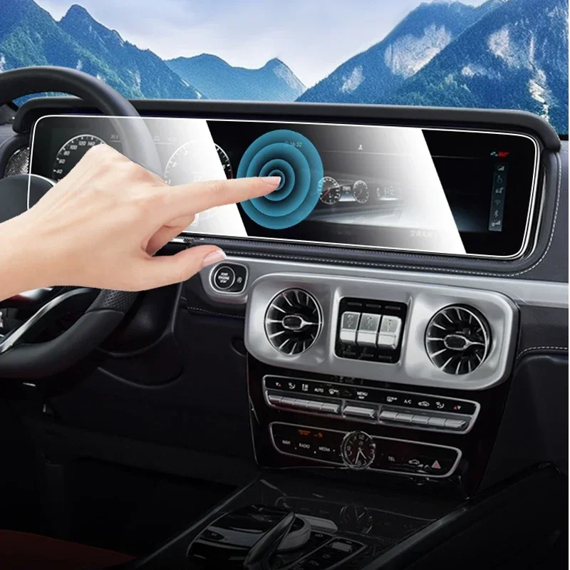 

Car GPS Navigation Screen Protect For Mercedes-Benz G-Class W463 2018-2024 Glass Film Auto Dashboard Display Tempered Sticker