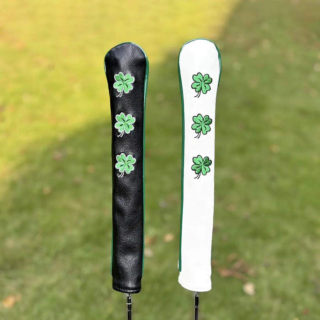 Комплект изящных кожаных головных уборов для гольфа для защиты клюшки, прочная кожа для гольф-клуба типа + 4