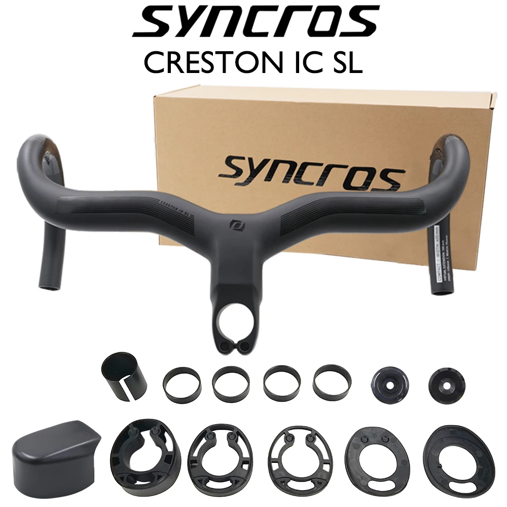 

Интегрированная кабина Syncros Creston ic SL, внутренняя прокладка кабеля, предназначена для шоссейных велосипедов SCOTT, углеродное волокно T1000, велосипедная ручка