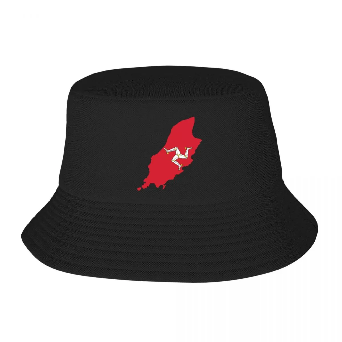 Topi Bucket Map Of Isle Of Man, topi memancing matahari pantai cetakan musim panas untuk pria dan wanita