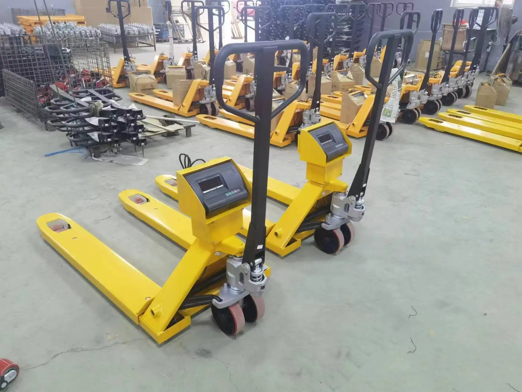 Pallet Jack 2T 3T Weighing Manual Hydraulic Hand Pallet Jack Truck With Scale Print