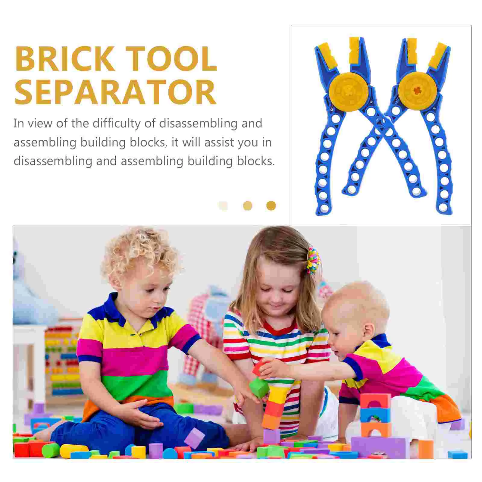 2 Pcs Building Block Remover Supply Blocks Tool Brick Separator for and Axel Adults Classic Child