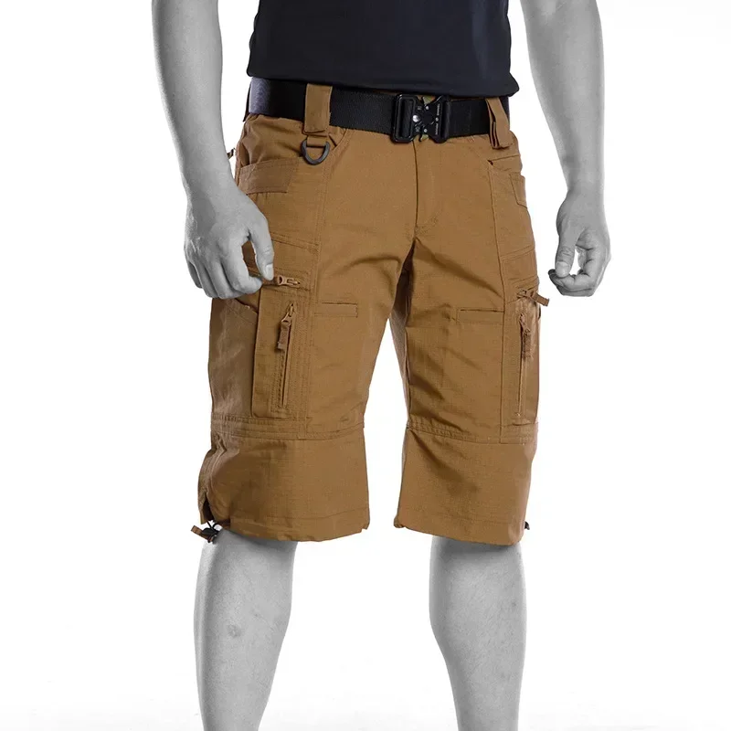

Military Hunting Pants For Man New Summer Outdoor All-Terrain Camouflage Multi-Pocket Tactical Designer Shorts High Quality