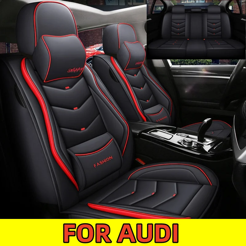 

Car seat covers waterproof artificial leather wear-resistant full set of 5-seat front and rear seat cover FOR AUDI A7 2012-2025