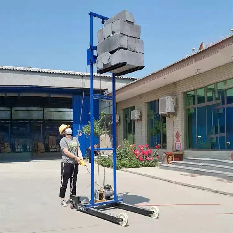 

5M 200KG Household Electric Lifting Remote Control Forklift Portable Small Stacker Hand Propelled Handling Forklift