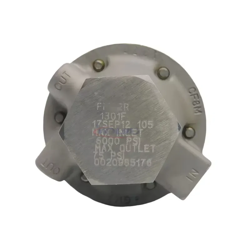 New Original 1301F 1301G 1305 Industrial Pressure and Gas Regulators for Skid Mounted Process Control Systems in Stock