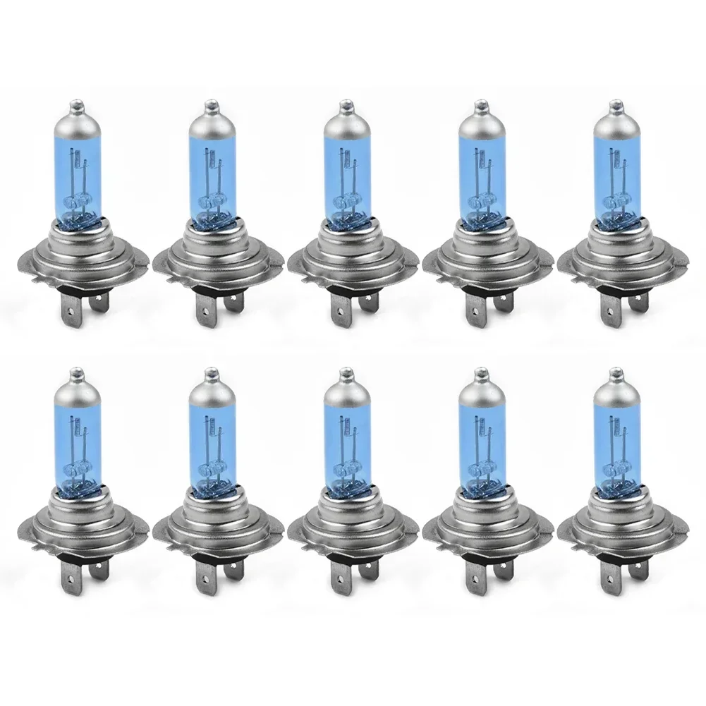 Lamp Xenon Bulbs Headlights Light Set Bright 10pcs White 6000K Halogen Part Replaces Stock Latest High Quality