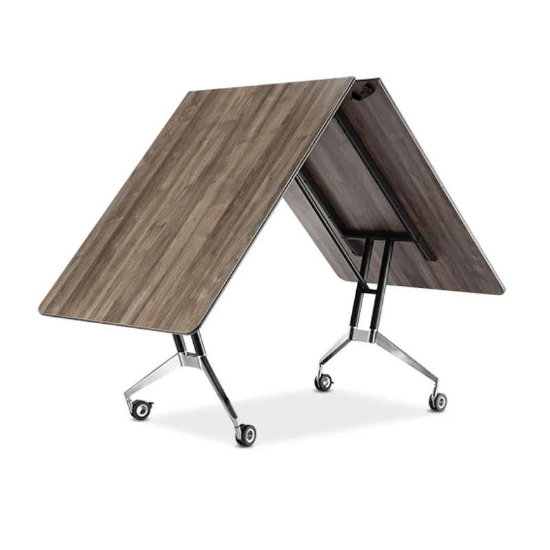 

Home desk foldable computer folding small conference table desk