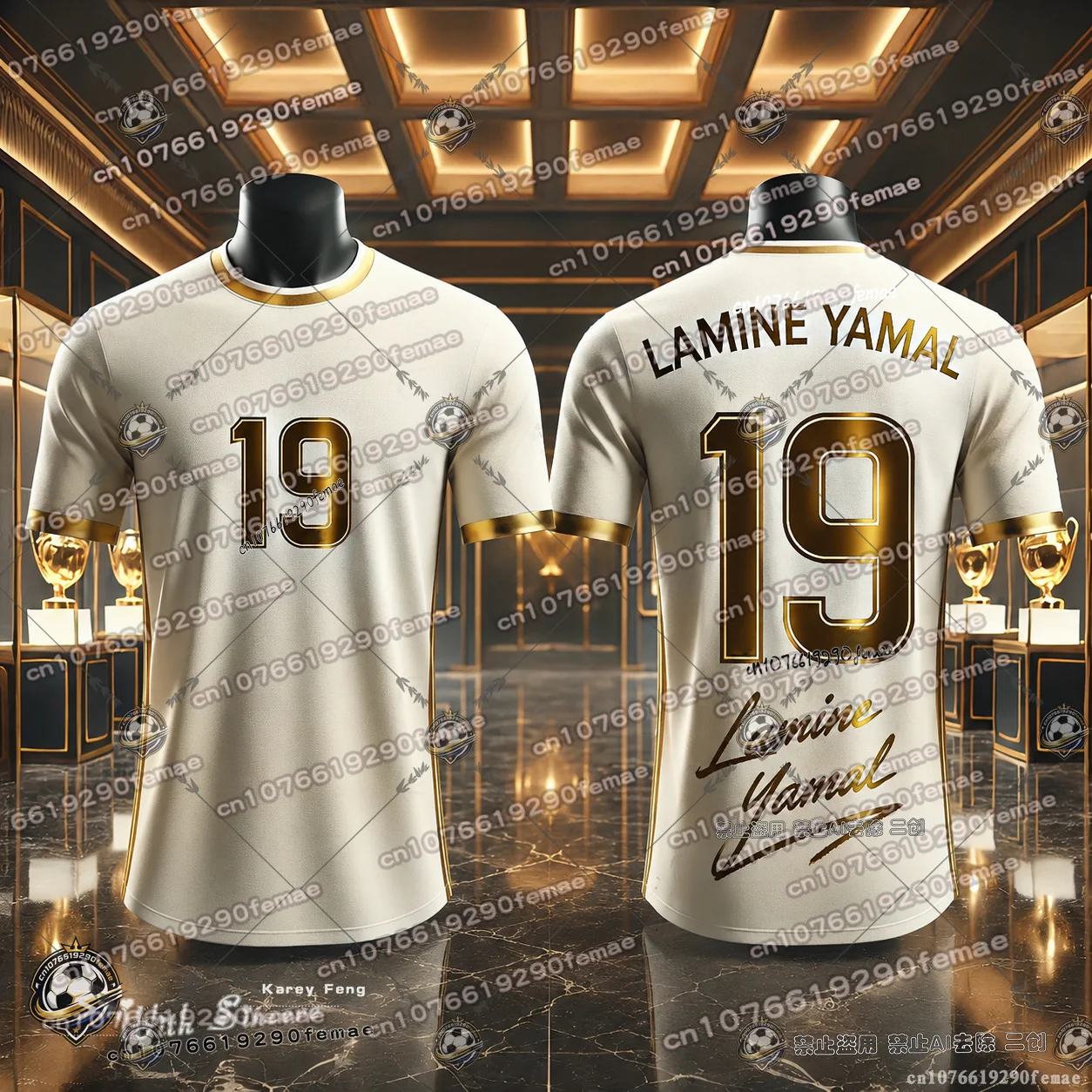 Neues Trendiges Lamine Yamal Fußballstar-Fan-Trikot für Kinder und Erwachsene, Atmungsaktives Sommer-Sport-T-Shirt, Lässiges Outdoor-Fußball-Oberteil