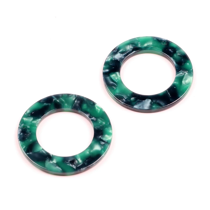 Leopard Print Circle Charm for DIY Jewellery Making