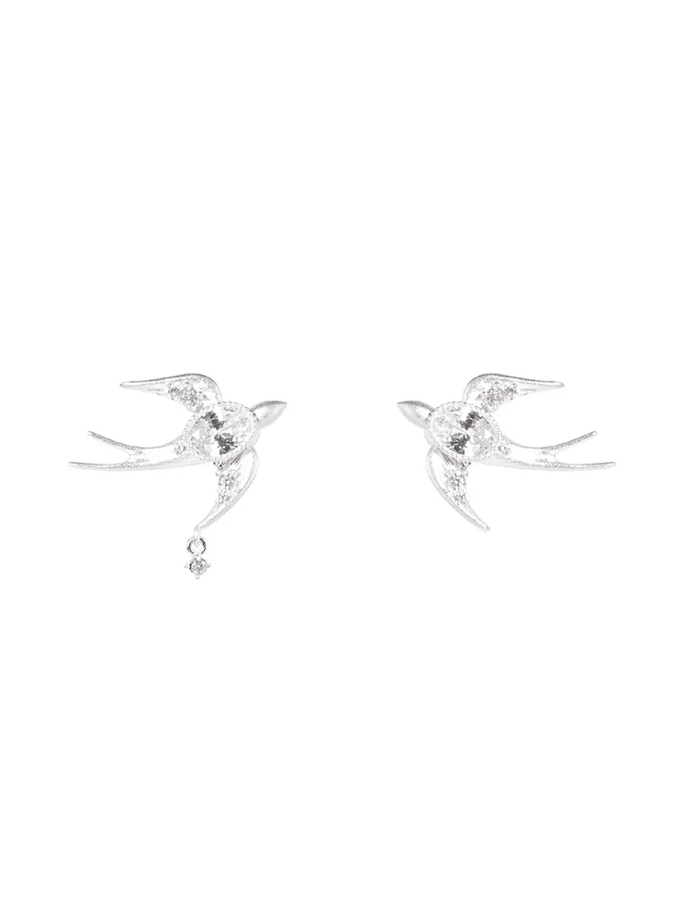 Floating U-shaped biological Water Drop Swallow Earrings With A Light Luxury And Fashionable Design For Your Girlfriend