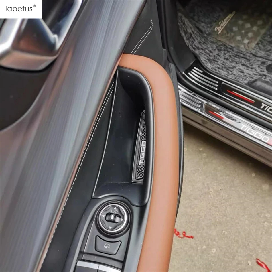 

Car Front Door Storage Box Armrest Container Phone Pallet Holder Tray Accessories Interior Fit For Chery Tiggo 7 Pro 2020 - 2023