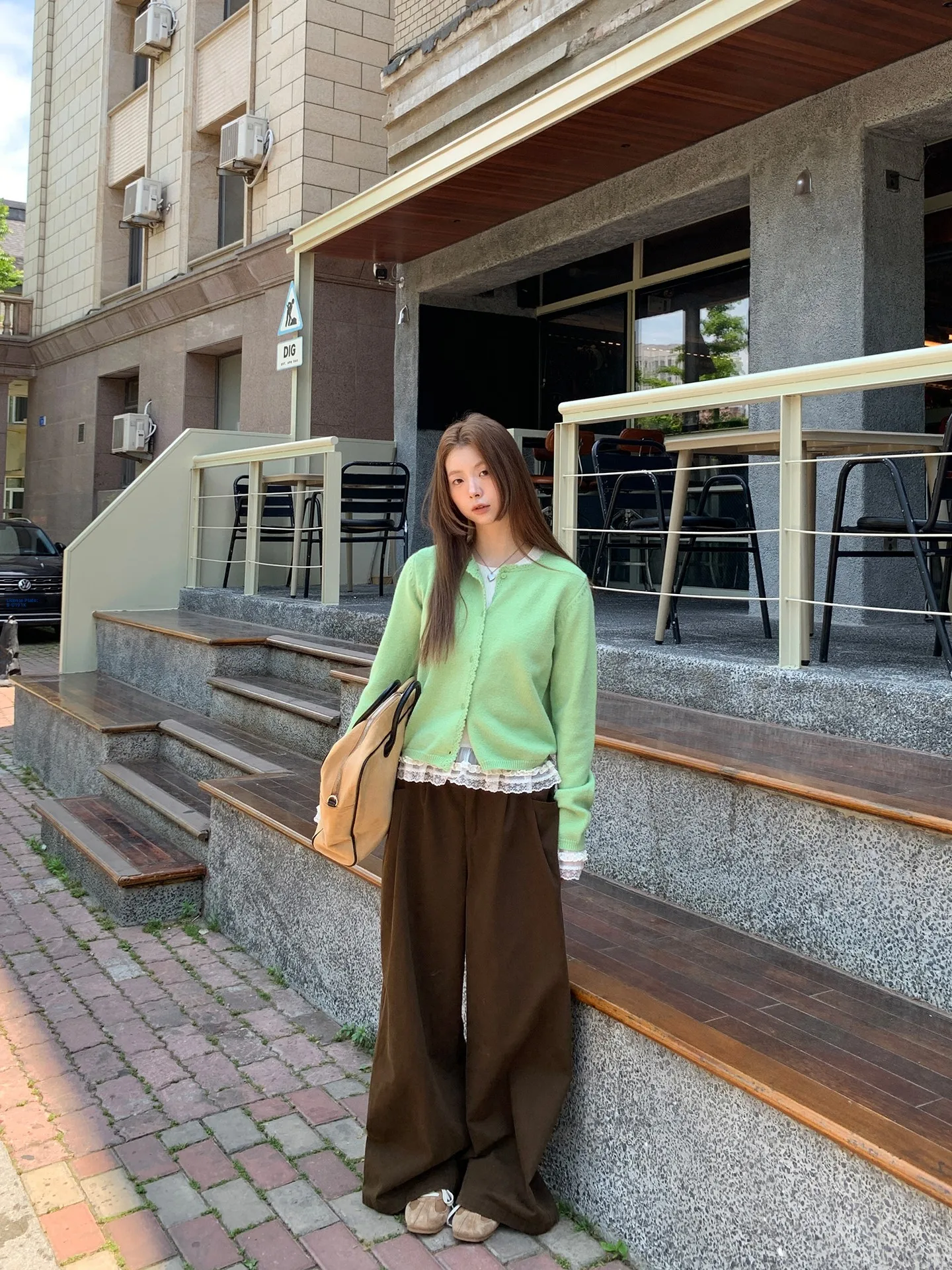 

Sli een Knitted Open Cardigan Women's Korean Early Autumn Outfit Unique Age-Defng Sweater Jaet Beautiful Commute Sle