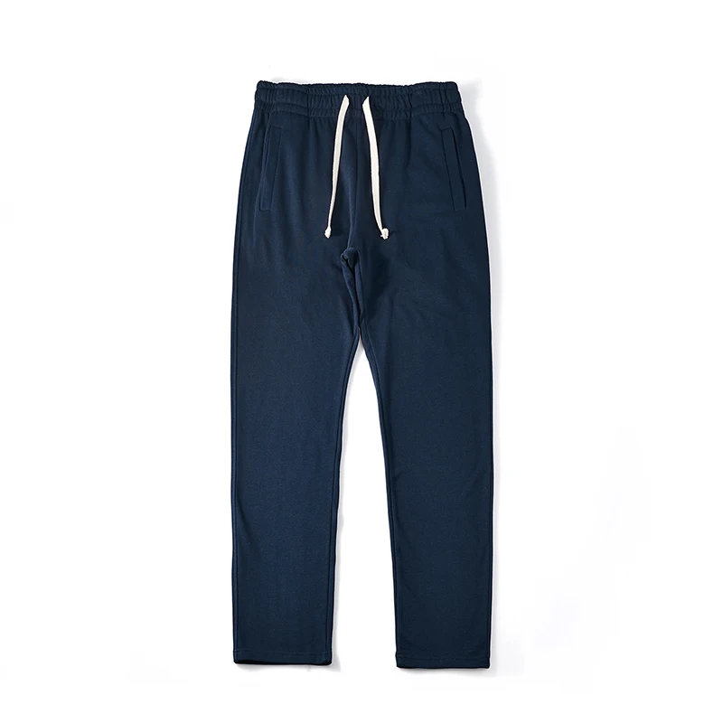 Autumn Winter New Cotton Sweatpants Men Brown Jogger Sport Straight Leg Long Casual Pants Streetwear Loose Oversized Trousers