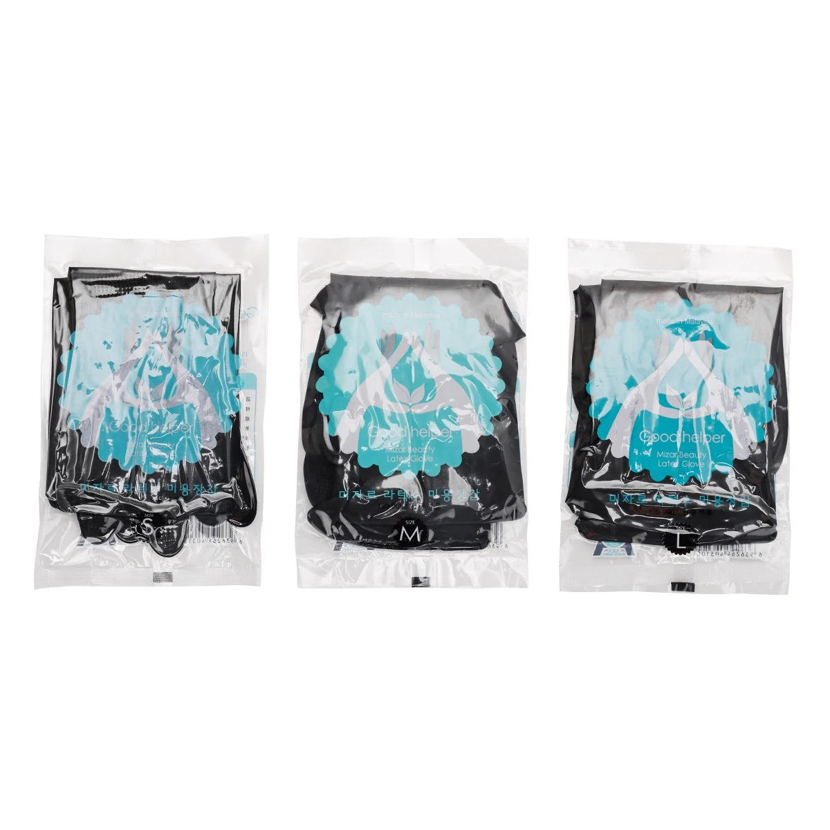 2Pcs/Set Multifunction Heat Resistant Gloves Reusable Black Thicker Hair Dyeing Rubber Glove Hairdressing Supplies Accessories