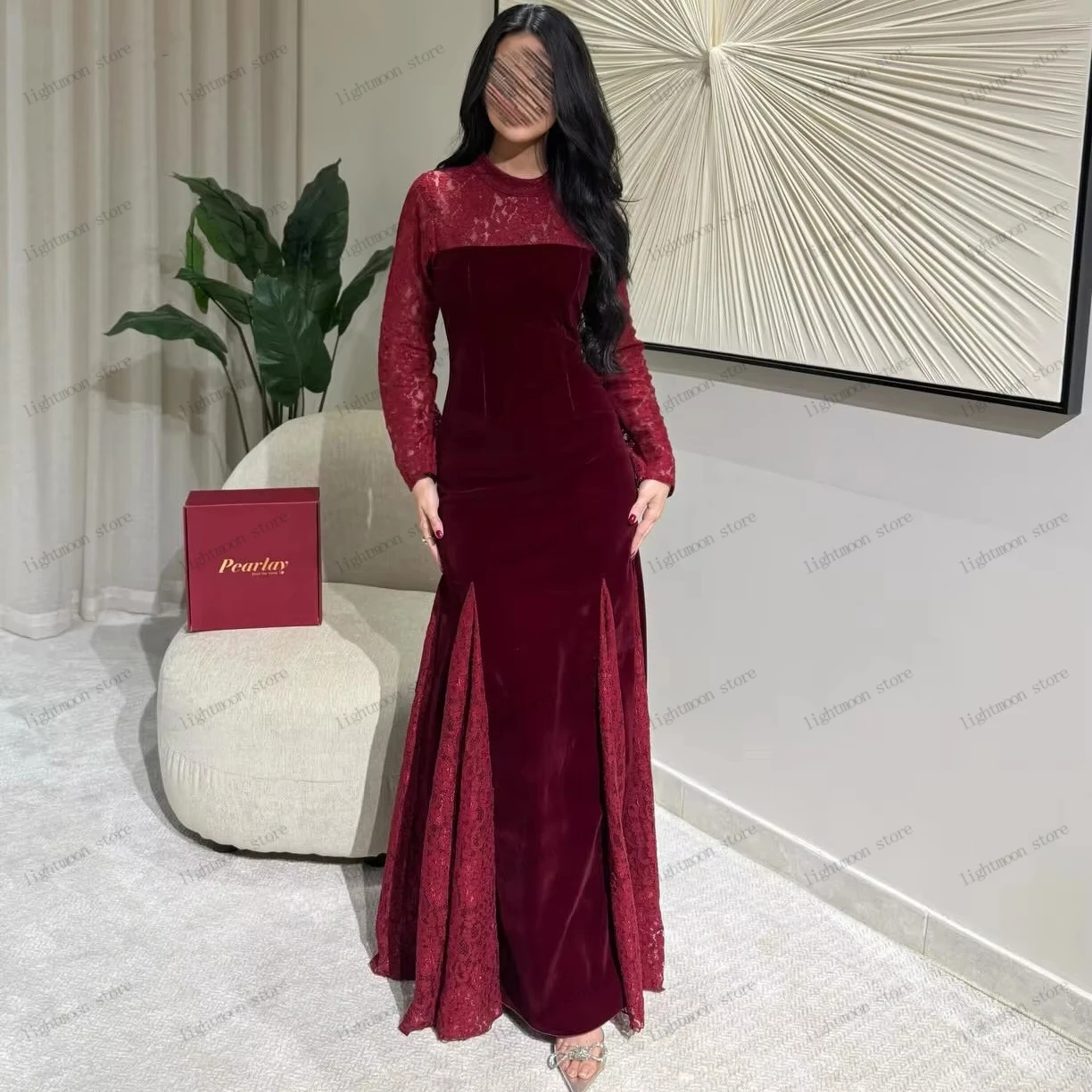 Glamorous Evening Dresses Charming Prom Dress Modest Full Sleeves Robes Pretty فساتين سهرة Elegant Vestidos De Gala Customized