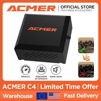 ACMER C4 Air Airflow Assist Kit 30L/min Universal Air Assist Pump Remove Smoke And Dust For Laser Engraver Cutter Machine