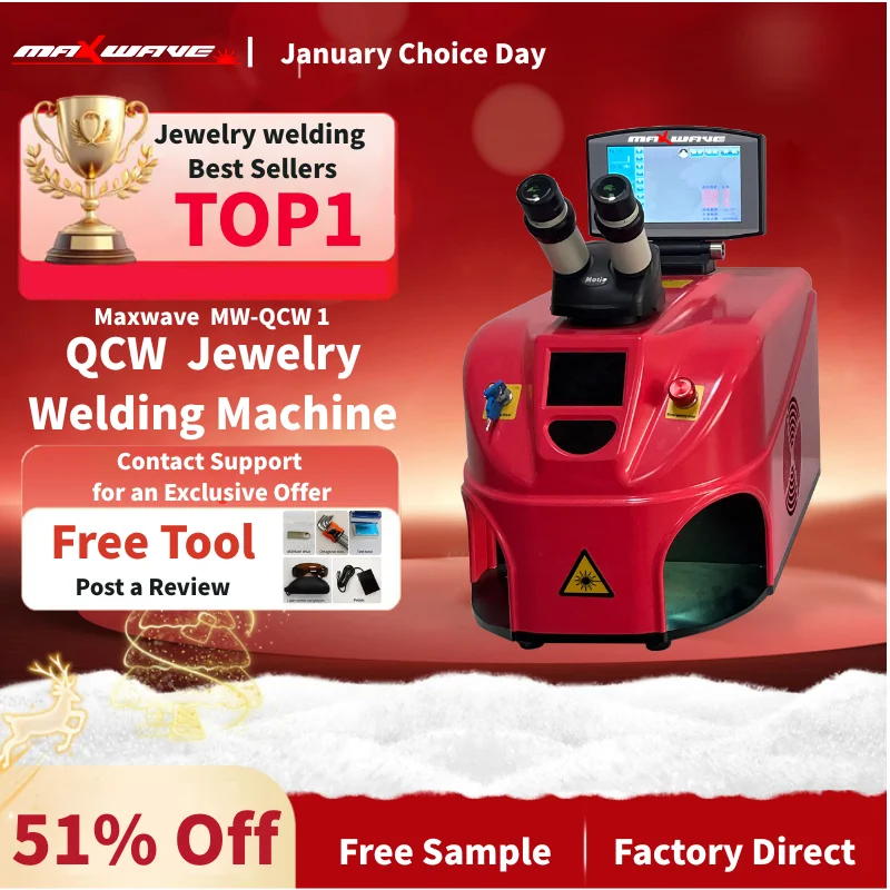

Professional QCW Laser Welding Machine 1200W for Jewelry Making, Gold Filling Silver Welding Desktop Equipment